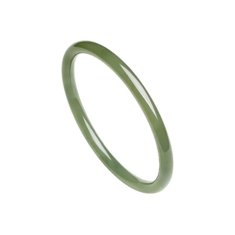 ZHOU LIU FU Bangles White Jade Women's-8