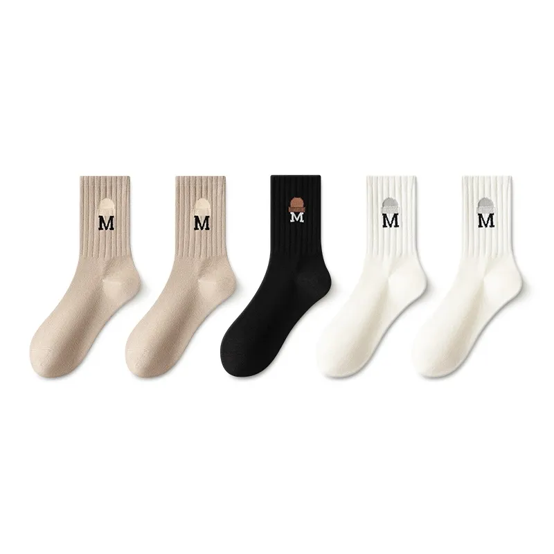 SALOATO Mid Calf Socks Women's 5 Pack-6