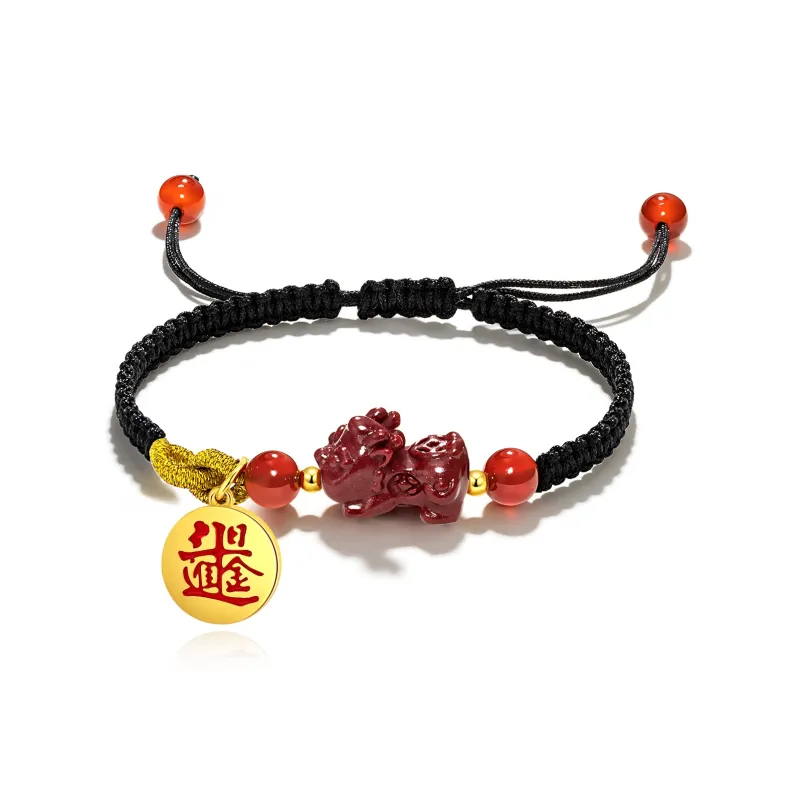Jodie&Kevin The God Of Wealth Ancestral Court Joint Name Agate Bracelets Unisex-1