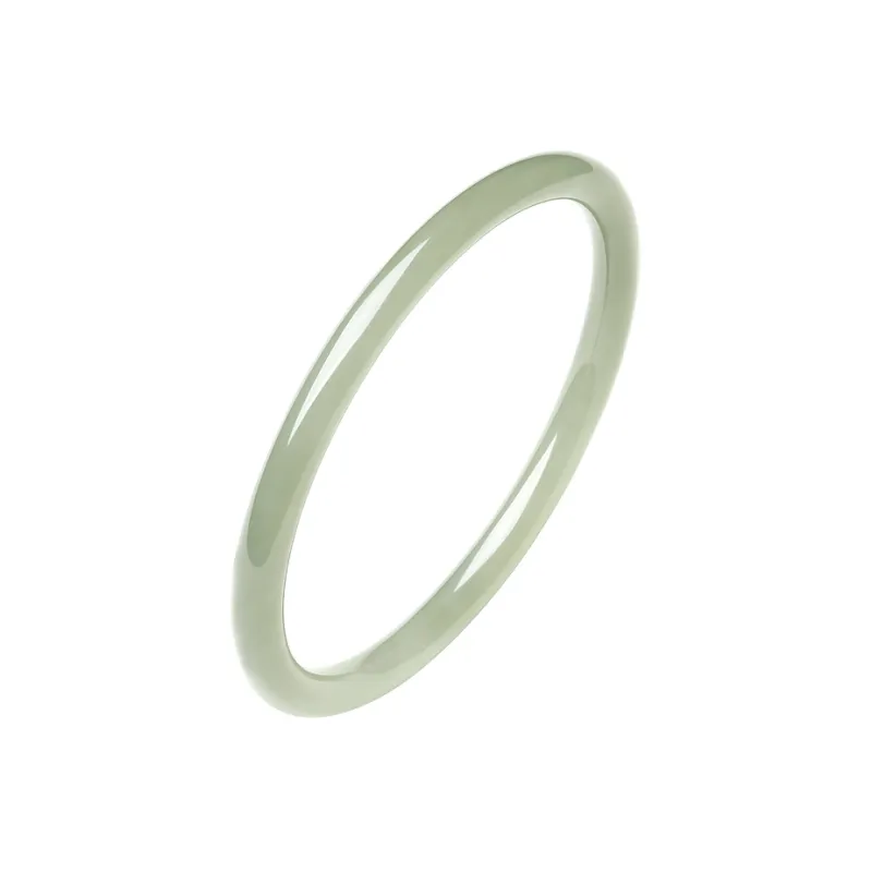 ZHOU LIU FU Bangles White Jade Women's-3