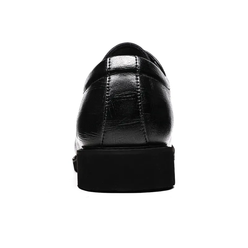 CHINT Dress Shoes Men Low Top Black-3