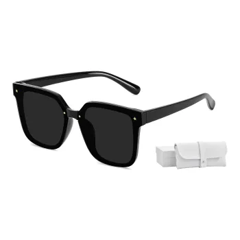 CLARKIA FLOWER TR/Memory Plastic Square Glasses Unisex