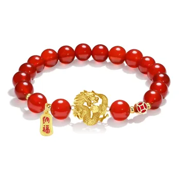 Crafts Women's Colored Glaze Jade Bracelets Women's