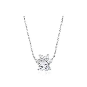 KADER 925 Sterling Silver Necklaces Women's Silver White, Goddess Box