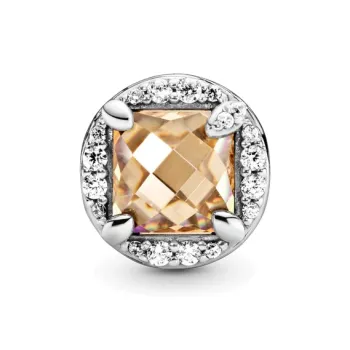 Pandora MOMENTS Yellow Sapphire Bead Ornament Women's Gold