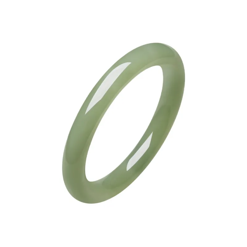 ZHOU LIU FU Bangles Green Jade Women's-18