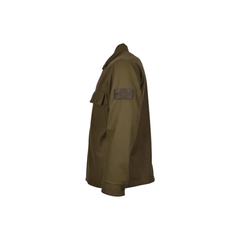 STONE ISLAND Ghost Piece Button Up Overshirt-2