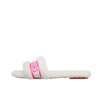 DIOR Chez Moi Slide Slippers Women's Bright Pink