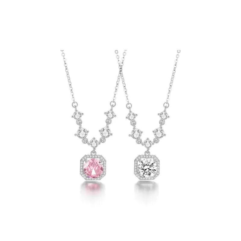 Silver Trim Alloy Necklaces Women's-8