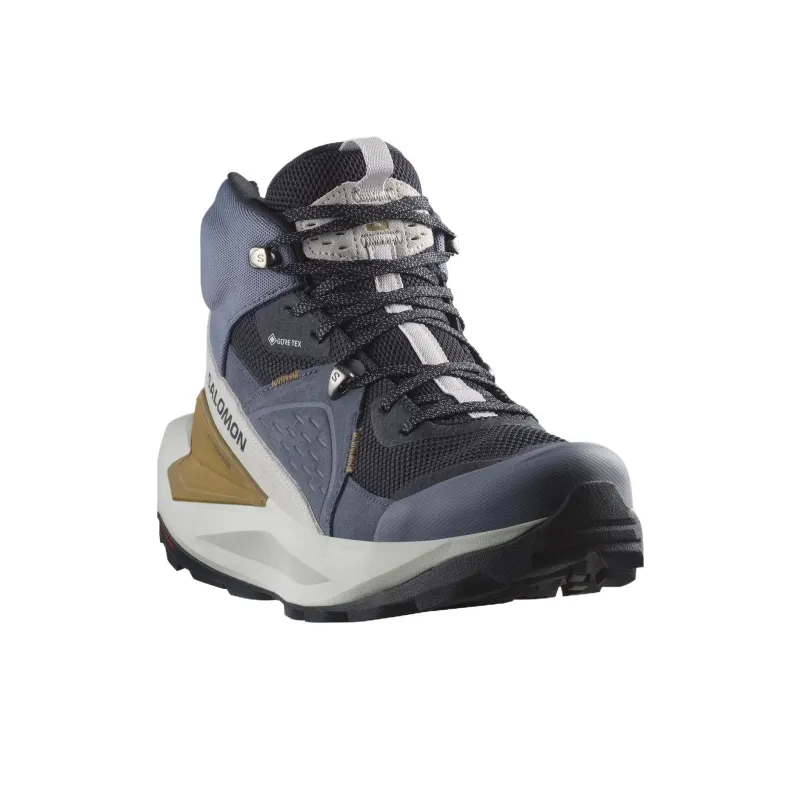 SALOMON Elixir Support Mid Top Trekking Shoes Men's Gray-3