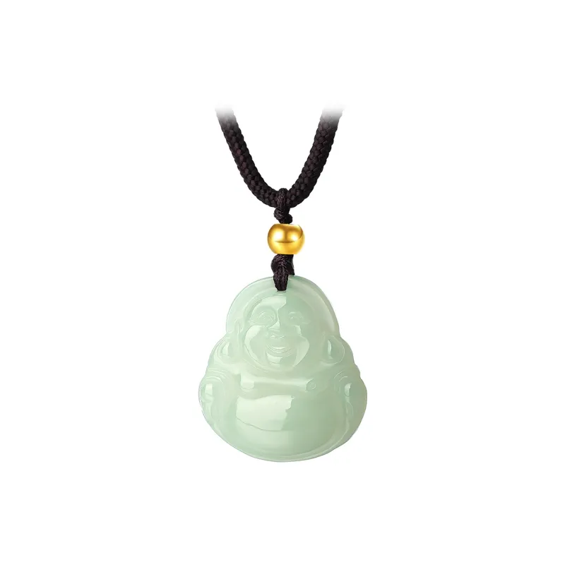 LAOMIAO Hetian Jade Pendants Pale Greenish White Jade Women's-0