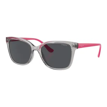 VOGUE Acetate Square Sunglasses Women's Gray/Pink