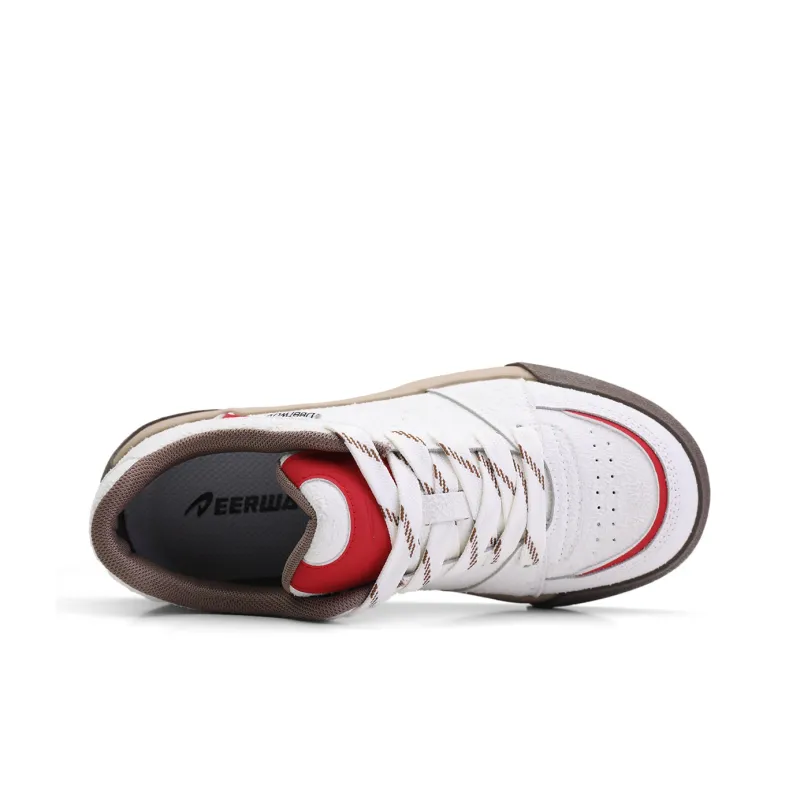 DEERWAY Cushioning Coverage Height Increasing Wear-Resistant Lightweight Breathable Low-Top Skateboard Shoes Women's-9