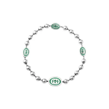 GUCCI Interlocking G Boule Chain Bracelet