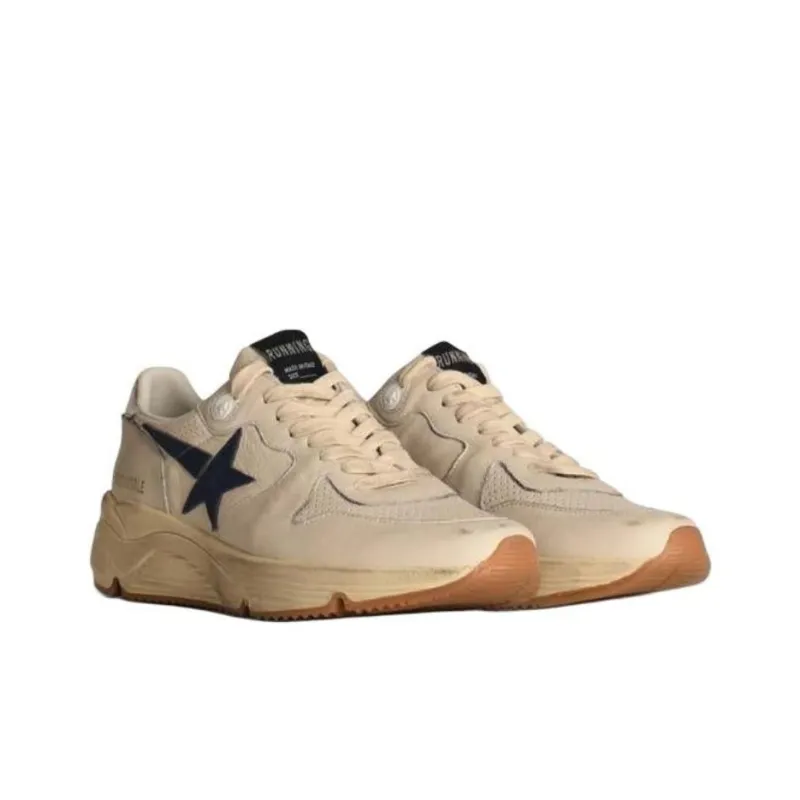 Golden Goose Running Sole Low Top Running Shoes Men's White-2