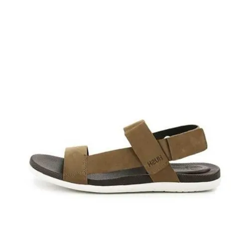 Hush Puppies Beach Sandals Men Khaki