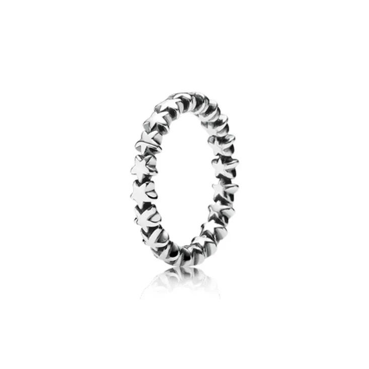 Pandora 925 Sterling Silver Rings Unisex Silver-0