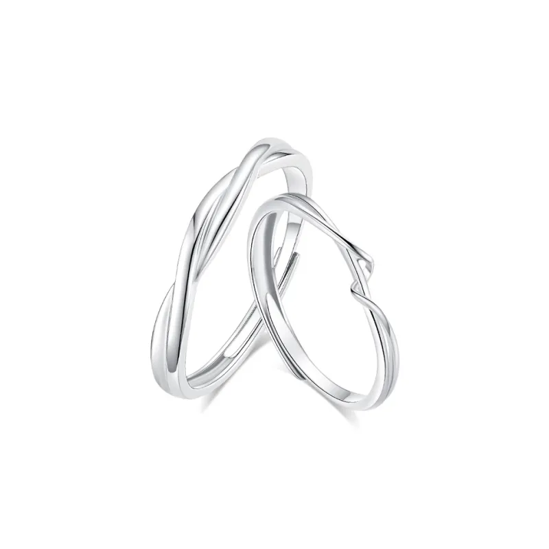 MISS TOOYA S999 Fine Silver Rings Unisex-5