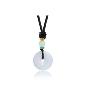 Yi Zhi Jing Bean Type Jadeite Pendants Unisex