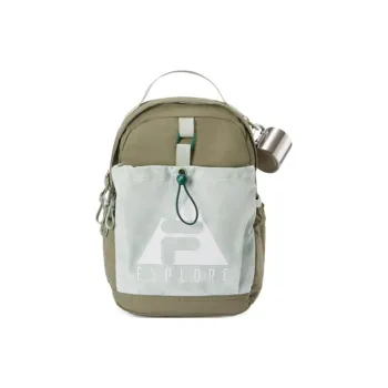 FILA Nylon Backpack Medium Size Men's Laurel Leaf Green