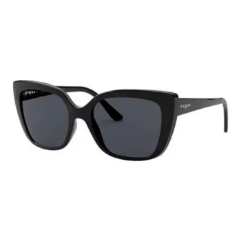 VOGUE Injection Molding Butterfly Sunglasses Women's Black