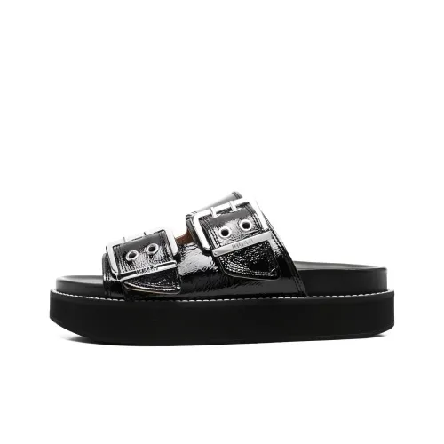 GANNI Buckle-strap Flatform Sandals