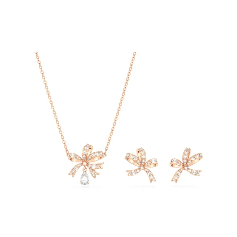 Swarovski Hyperbola Collection Rose Gold Tone Plated Necklaces Women's-2
