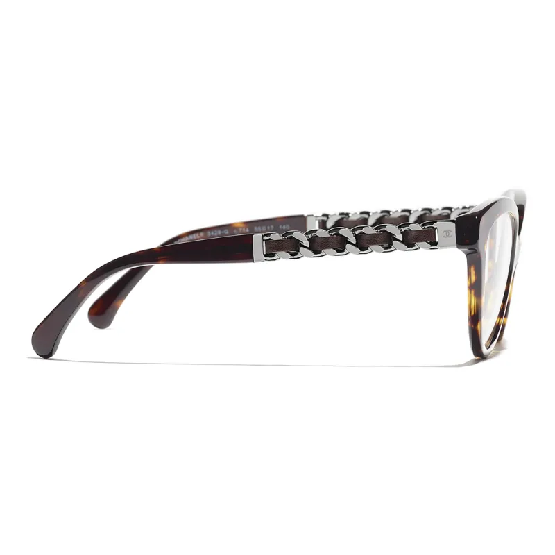 CHANEL Eyeglass Frames Women's Brown-1