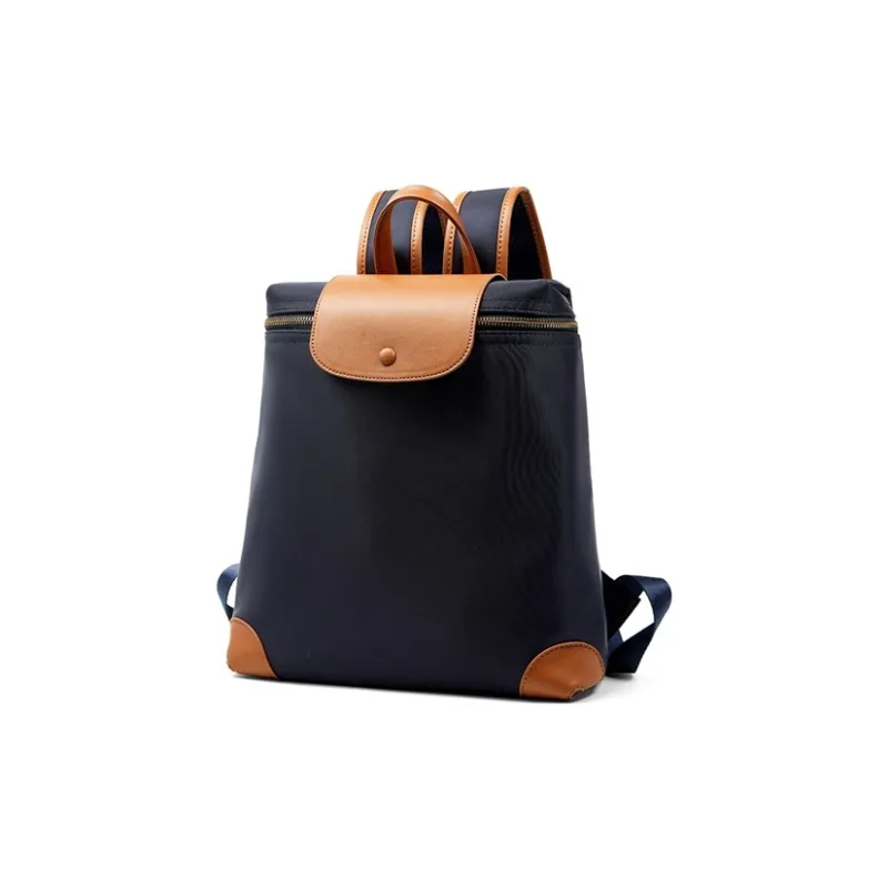 Teenmix Nylon Laptop Backpack Bag Women's Black/Khaki/Blue-10