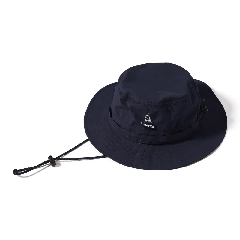 Nautica White Sail Cotton Bucket Hats Unisex-3