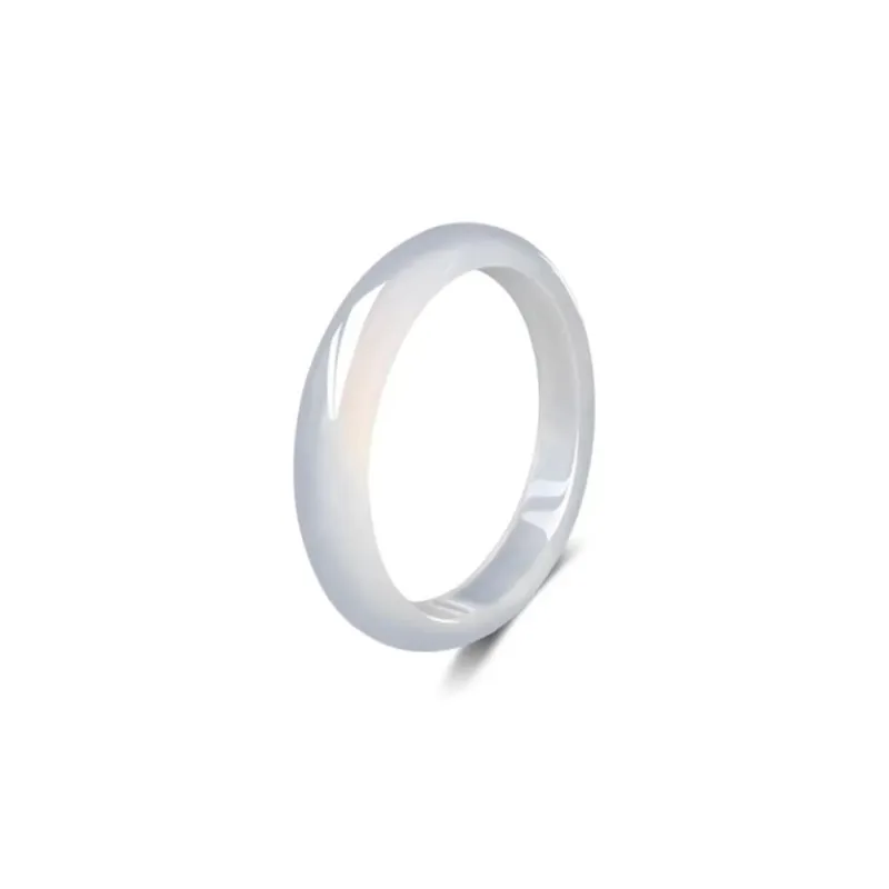 Lingxiang Yurun Chalcedony Rings Unisex-0