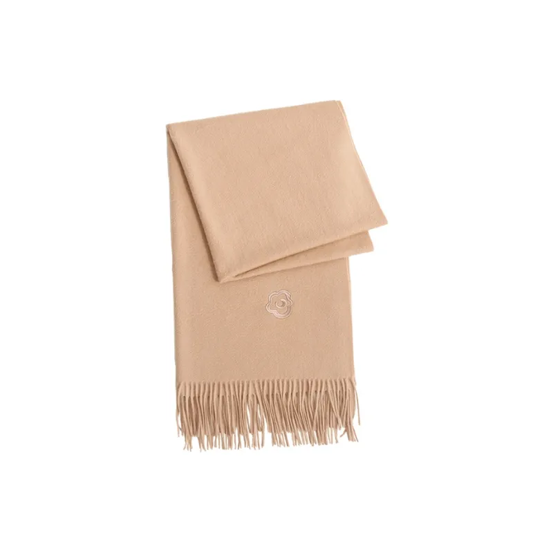 LOST PATTERN Cashmere Knit Scarves Women's Heather Gray-1