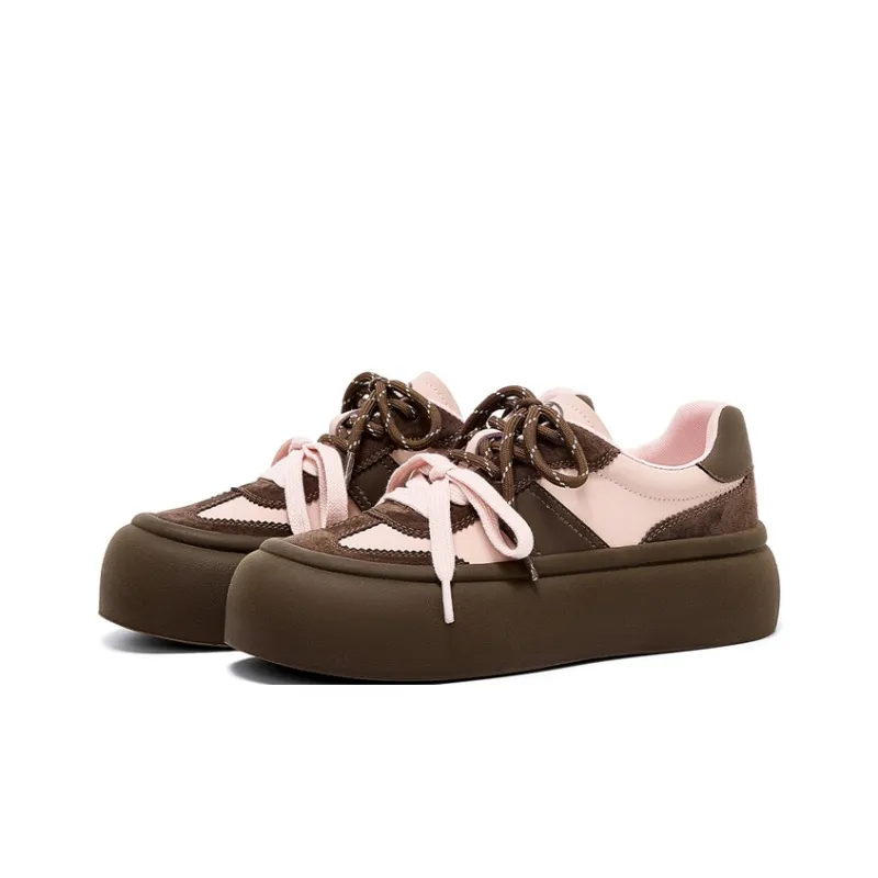HARSON Skateboard Shoes Anti-Slip And Wear-Resistant Lightweight Low-Top Casual Shoes Women's-7