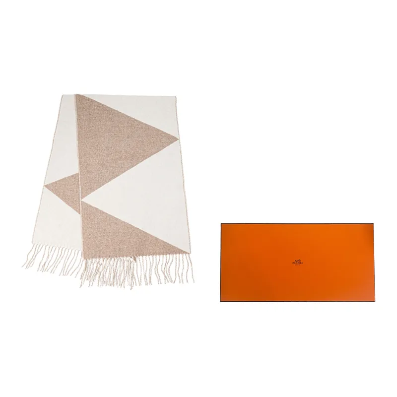 HERMES Cashmere Scarves Women's-4