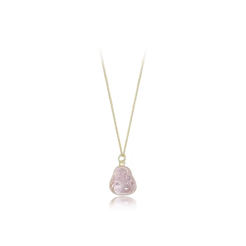 COPI Colored Glaze Life Buddha Necklace Women's-0