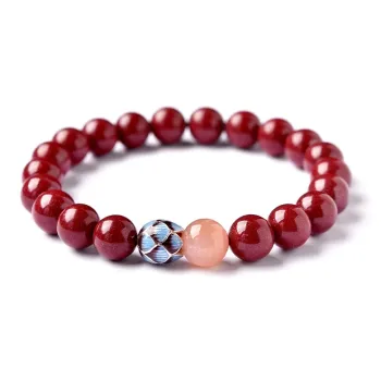 Lingfei Cinnabar Bracelets Women's