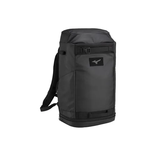 Mizuno Synthetic Leather Backpack Regular Unisex Black