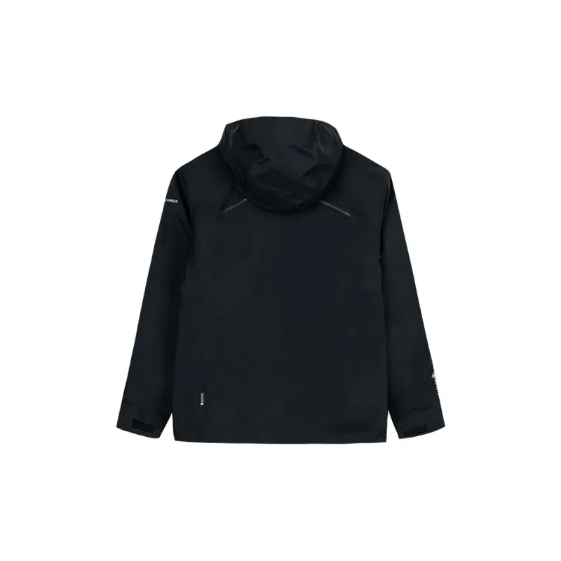 Anta Champion Series Water-Resistant Windproof Wear-Resistant Windbreaker Jacket Men's Black-1