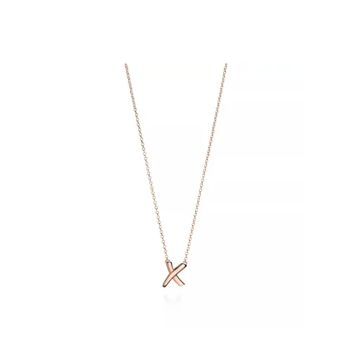 TIFFANY & CO. Necklaces Women's Rose Gold