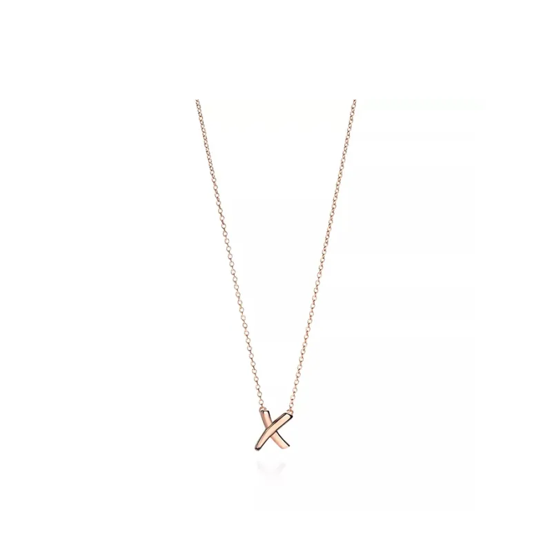 TIFFANY & CO. Necklaces Women's Rose Gold-0