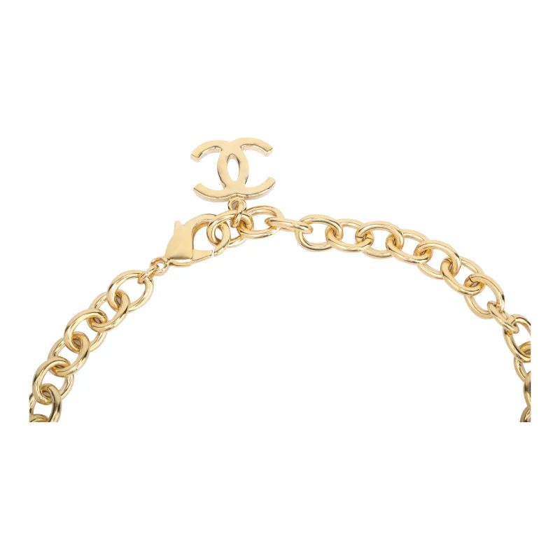 CHANEL Alloy Necklaces Women's Gold-2