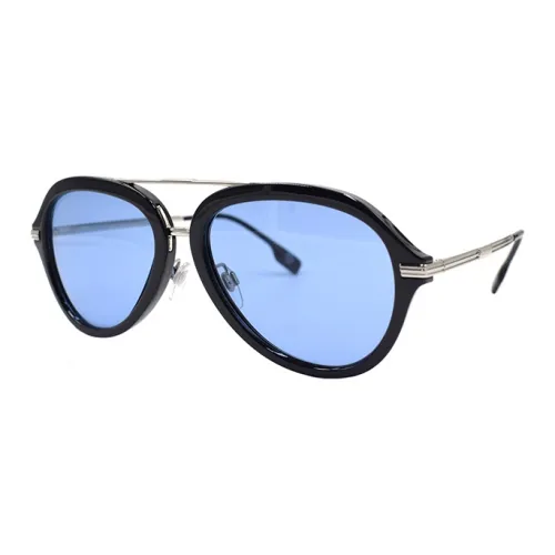 Burberry Sunglasses Men Black/Blue