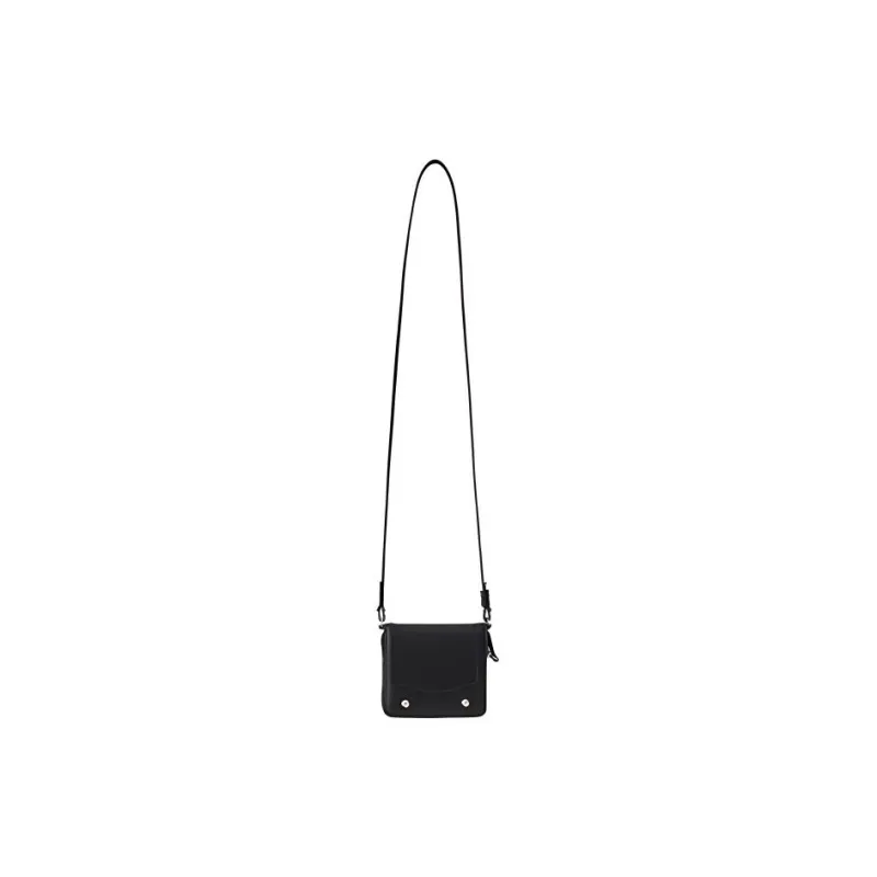 Lemaire Cow Leather Shoulder Bag Crossbody Bag Wallet Women's Black-1