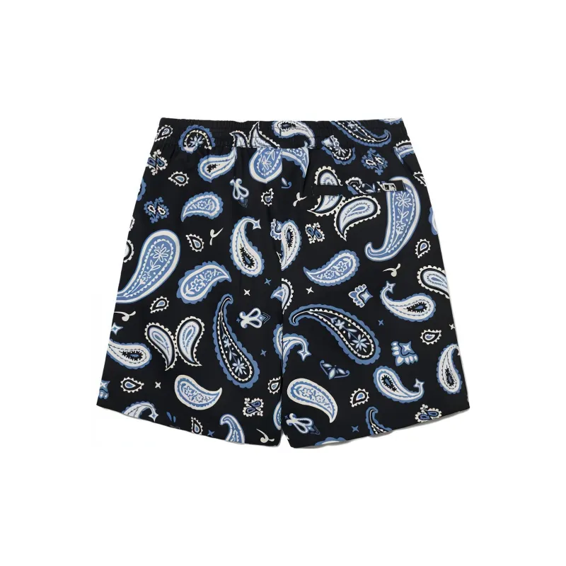 MLB Cashew Flower Casual Shorts Women's Black-1