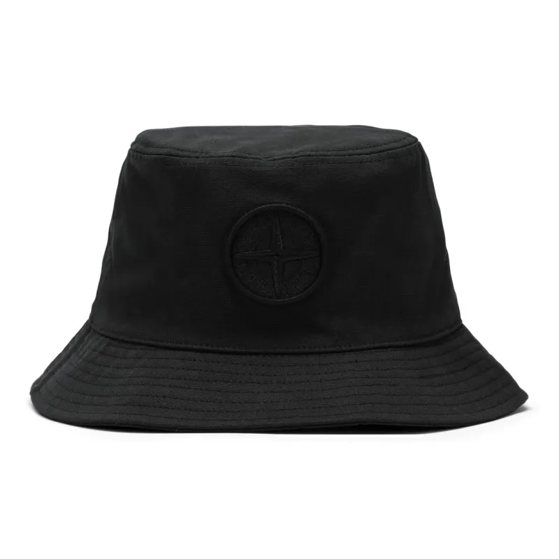 STONE ISLAND Bucket Hats Unisex Black-0