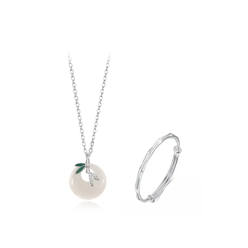 Inkopper Colored Glaze Necklaces Women's-7