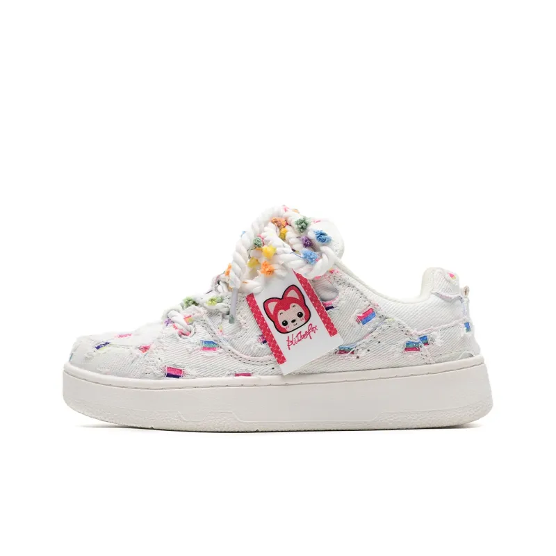 ALI THE FOX Abrasion Resistant Balance Lightweight Low Top Skateboard Shoes Unisex-1