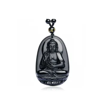 LOVE&LOVE Obsidian Necklaces Unisex