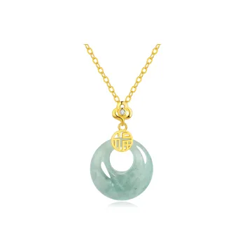Jodie&Kevin Glutinous Jade Jadeite Necklaces Women's