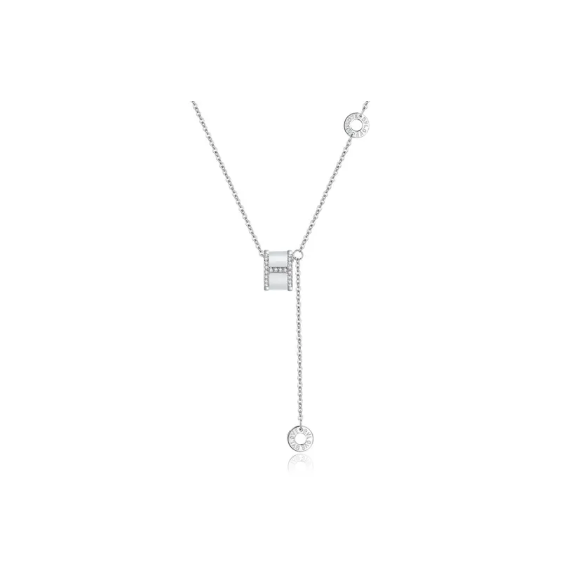 Ascending Chalcedony Necklaces Women's-0